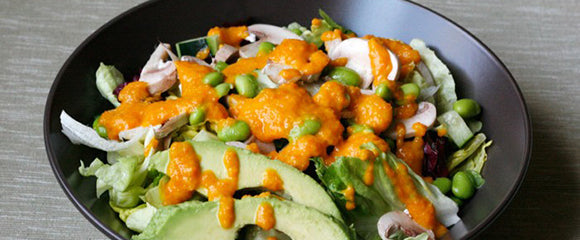 Elevate Greens: Artisanal Salad Dressing Delights - Avocado Carrot Dressing