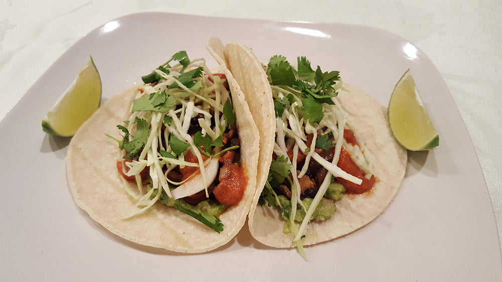 Chili Lime Mushroom Tacos