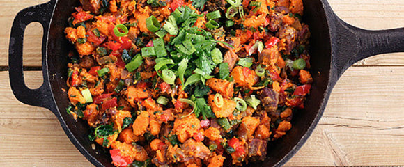 Darleen’s Bean and Sweet Potato Hash