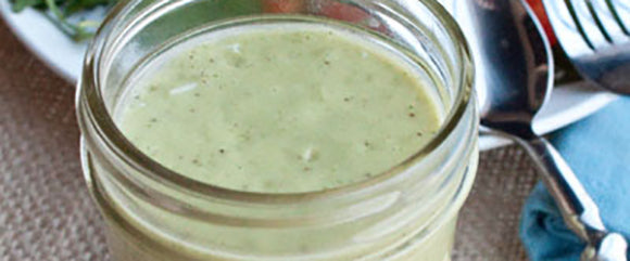 Grape Juice and Avocado Dressing