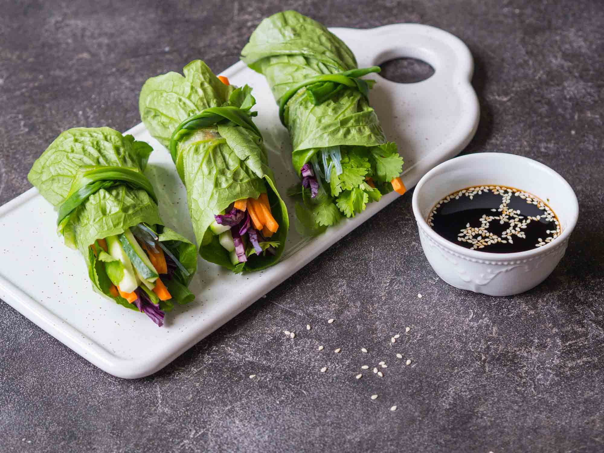 Leaf Lettuce Roll-Ups