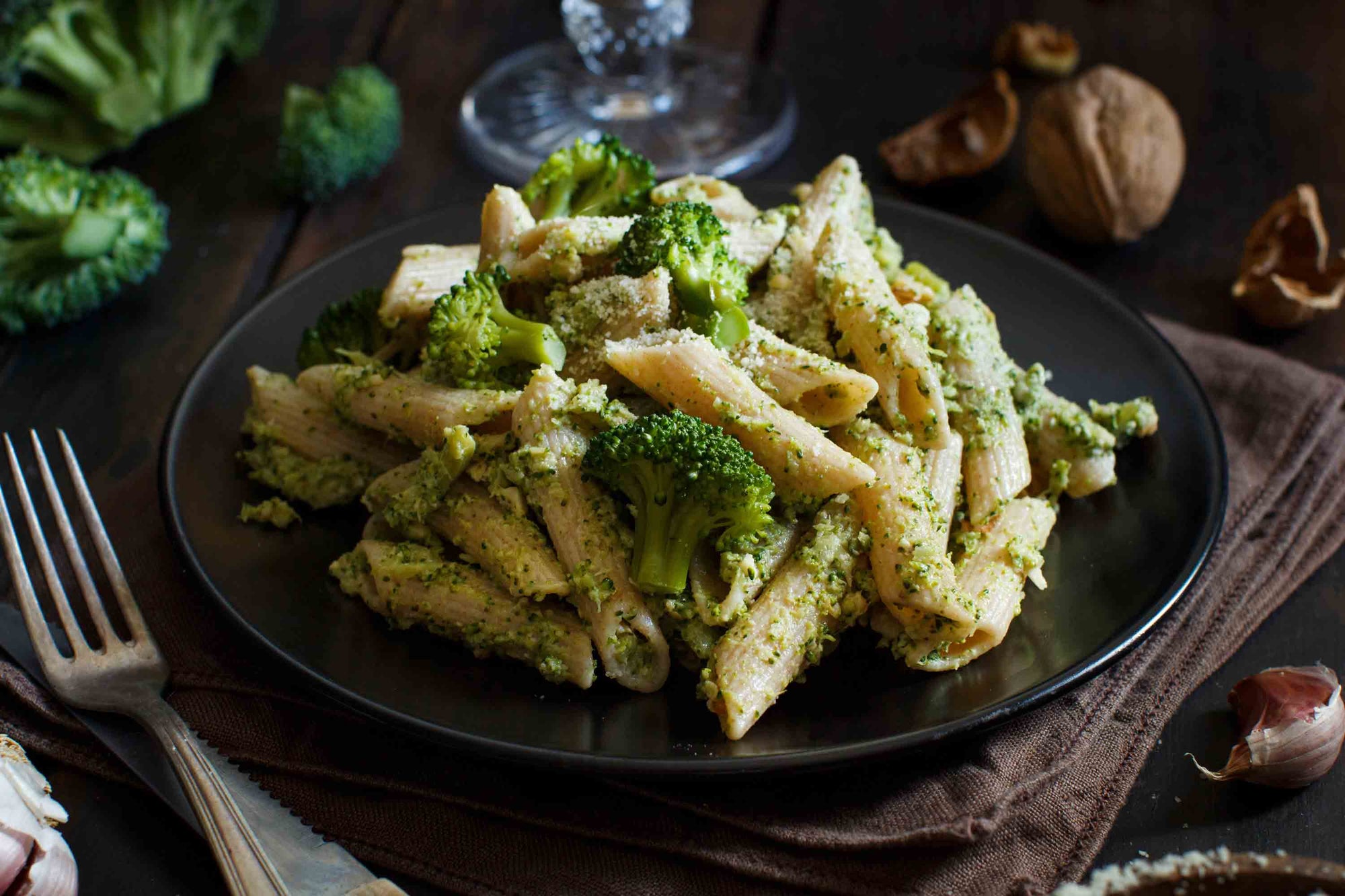 Pasta with Broccoli and Pine Nuts