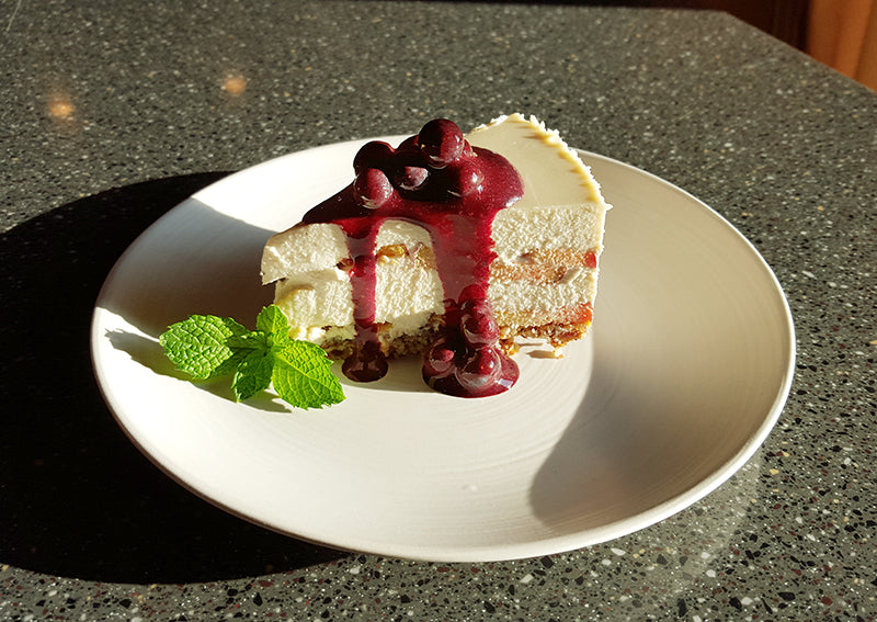 Peach Blueberry Cheesecake