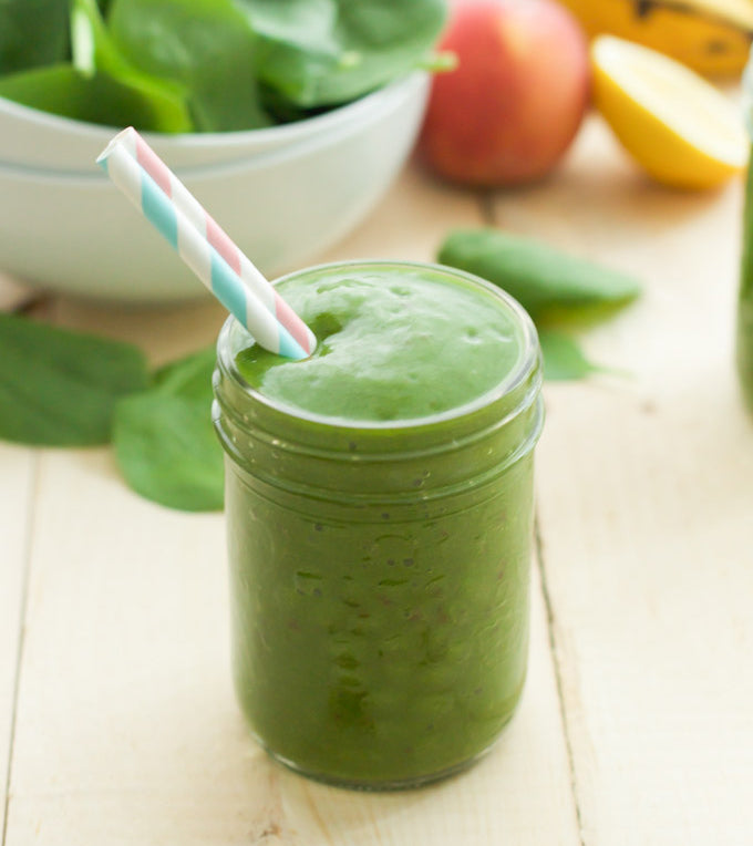 Peaches & Green Smoothie