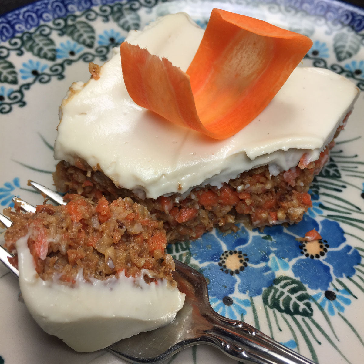 Raw Pineapple Carrot Cake
