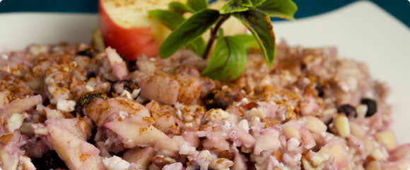 Raw Apple/Blueberry Cereal