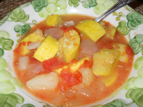 Tomato Summer Squash Soup