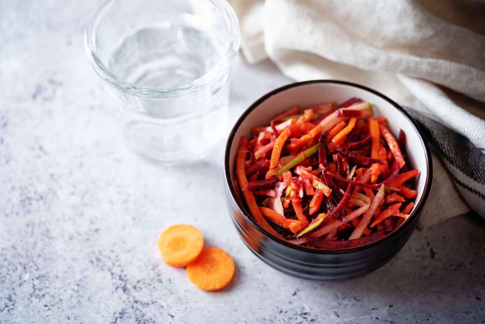 Melanie's Raw Beet/Carrot Slaw