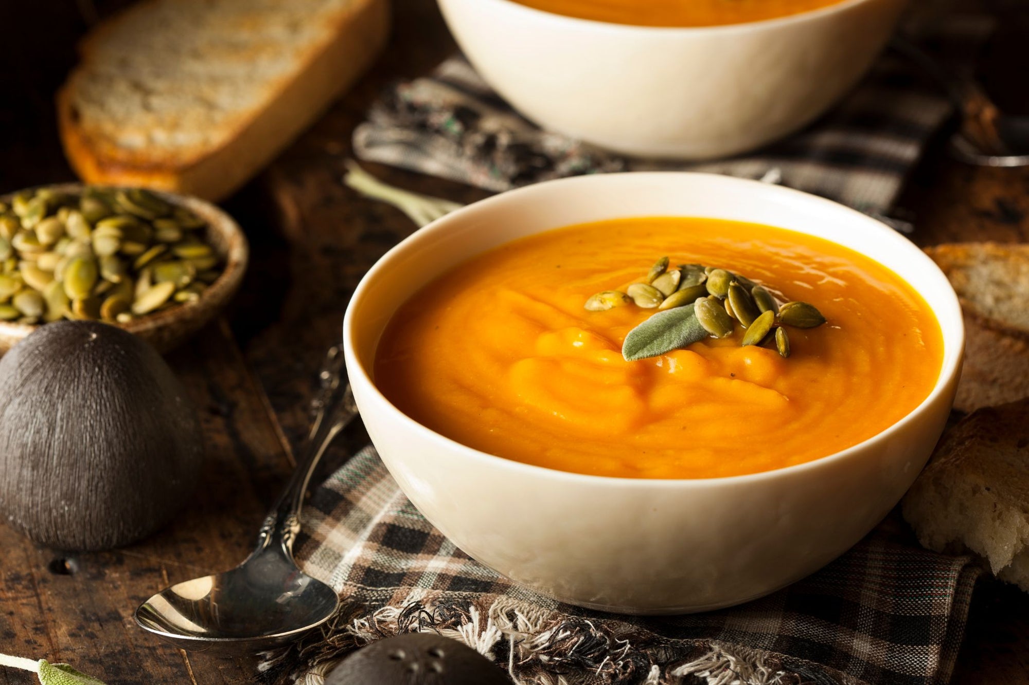 Curried Butternut Squash Soup