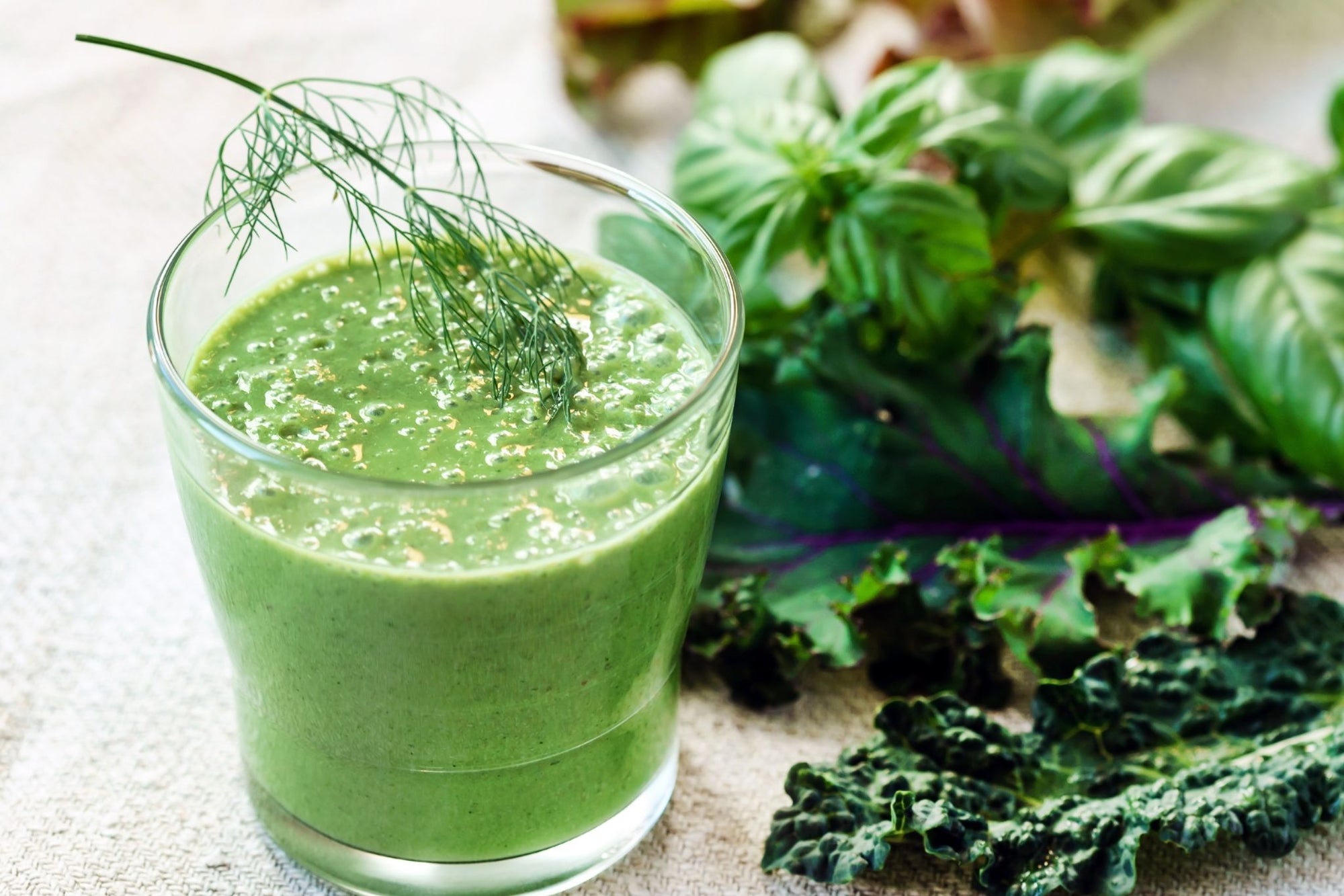 Claudia's Mint Kale Smoothie