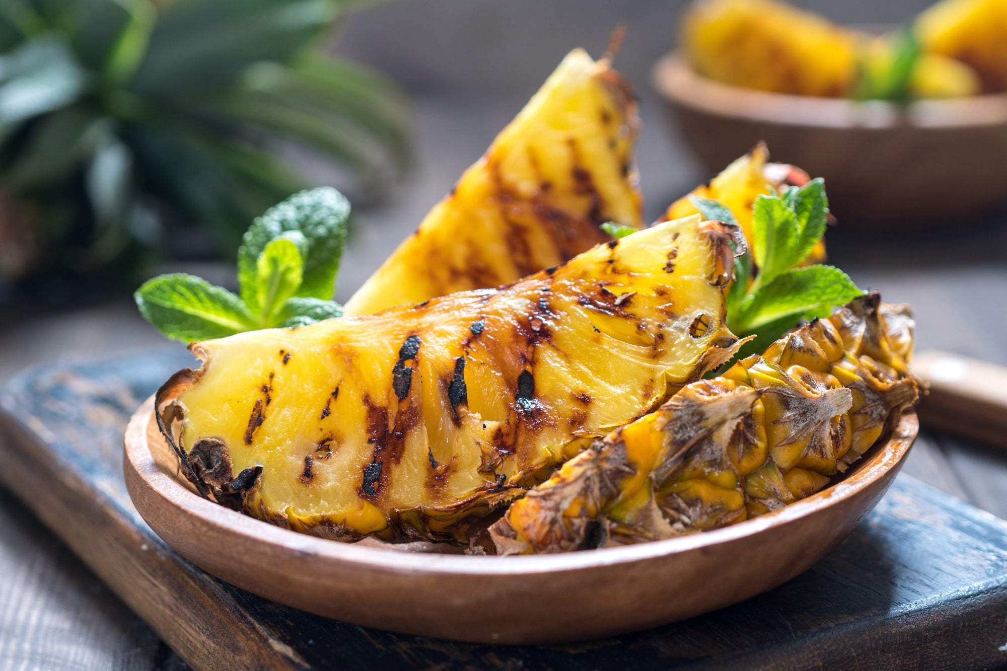 Sherris Grilled Pineapple Wedges