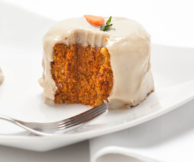 Raw Carrot Cake With Cream Cheese Frosting