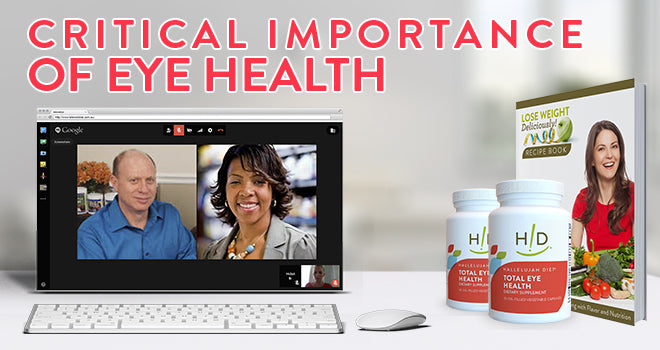 Hallelujah Diet provided valuable insights into enhancing eye health and avoiding problems in a live broadcast