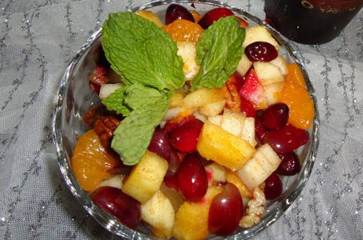 Raw Cranberry Fruit Salad