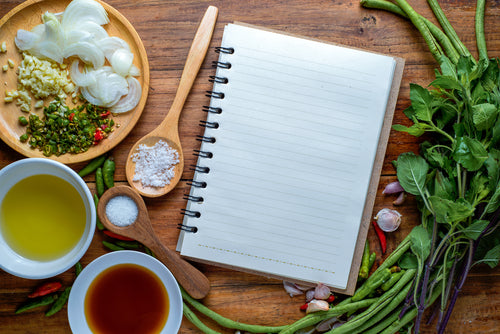 recipe-book-surrounded-by-fresh-produce