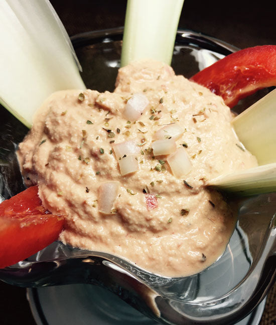 Red Pepper Cashew Cheese Dip