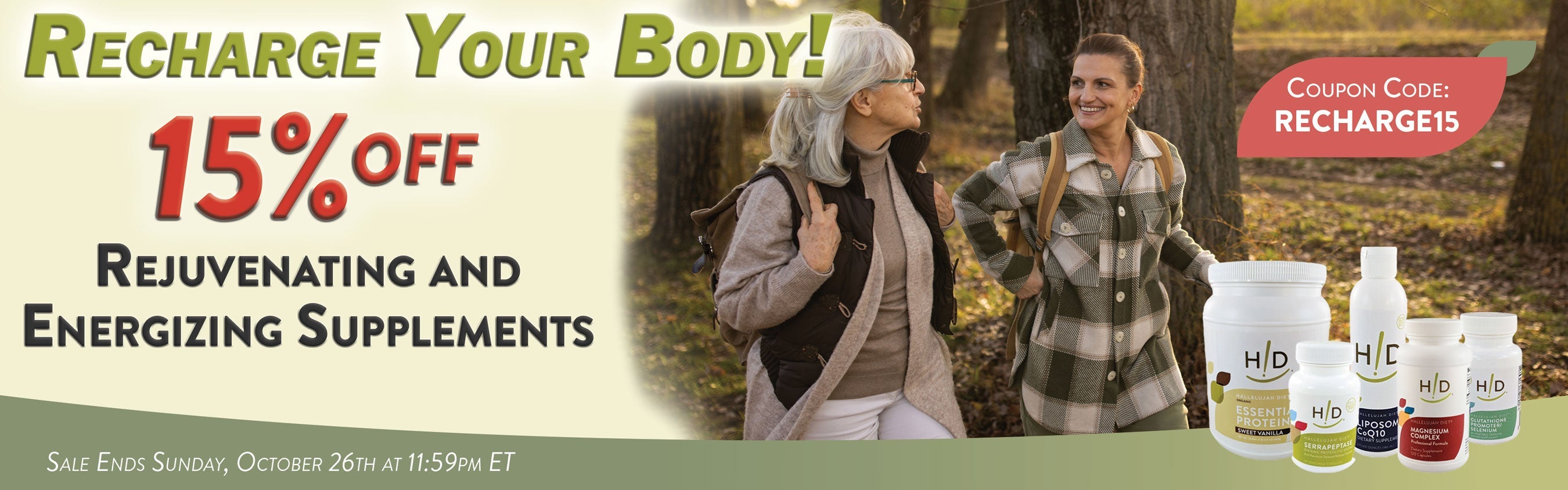 Recharge Your Body Sale