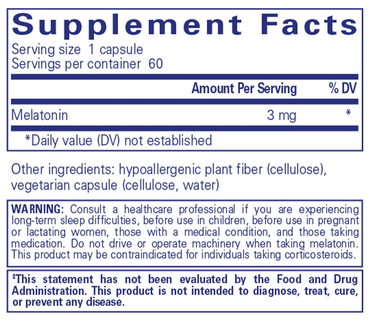 Melatonin (3mg)