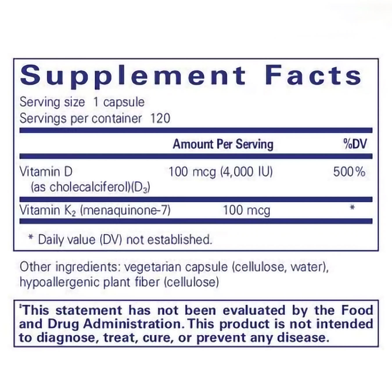 Vitamin D3 & K2