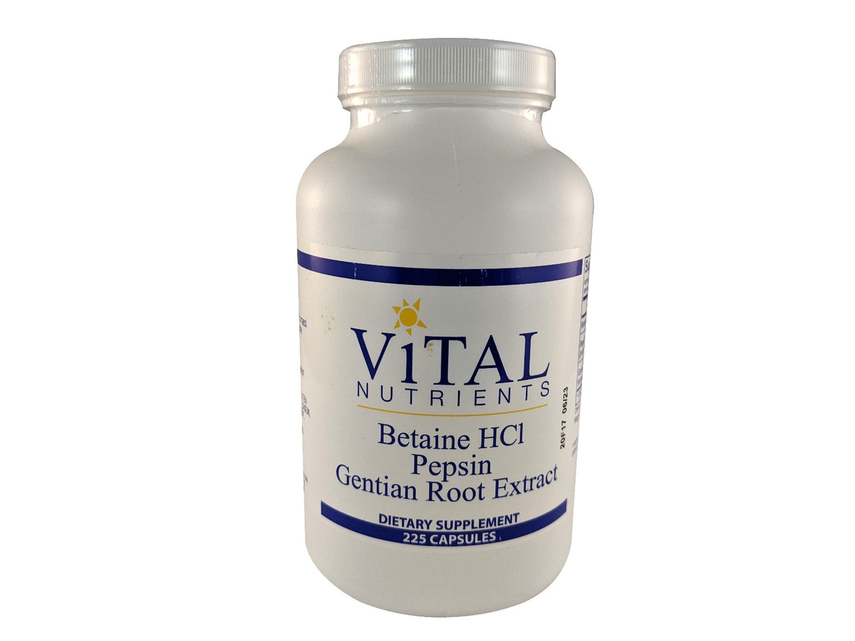 Hallelujah Diet - Betaine HCL Pepsin & Gentian Root