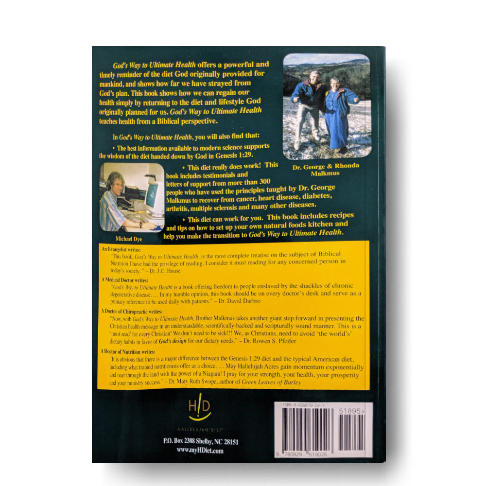 God's Way to Ultimate Health (Book)