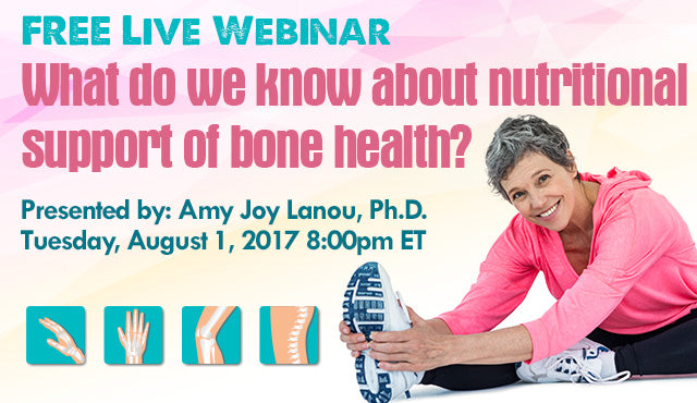 What Do We Know about Nutritional Support of Bone Health? Webinar