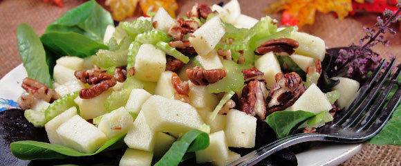 Apple, Nuts, & Greens Salad
