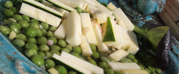 Burmese Zucchini and Peas