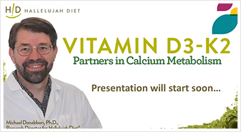 Hallelujah Diet Introduced Our Newly Formulated Vitamin D3-K2 to a Live Audience