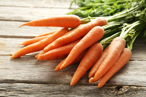 Fresh and sweet carrot