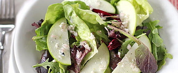 Fresh and Flavorful: Discover Our Raw Salad Recipe Collection - Mixed Greens with Apples