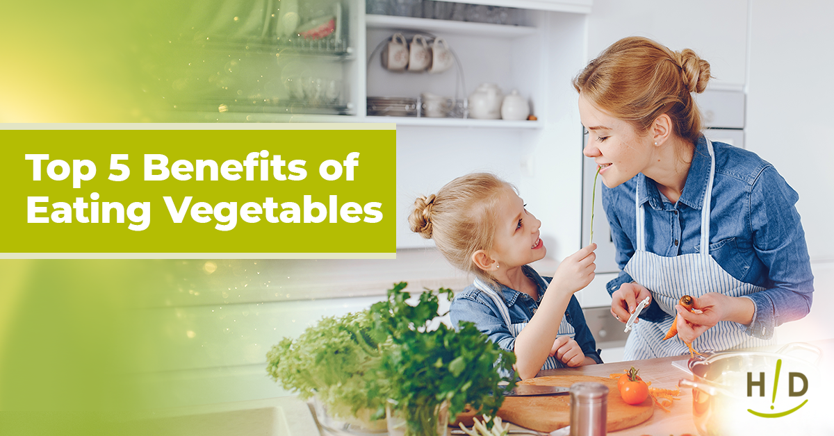 Top 5 Benefits of Eating Vegetables