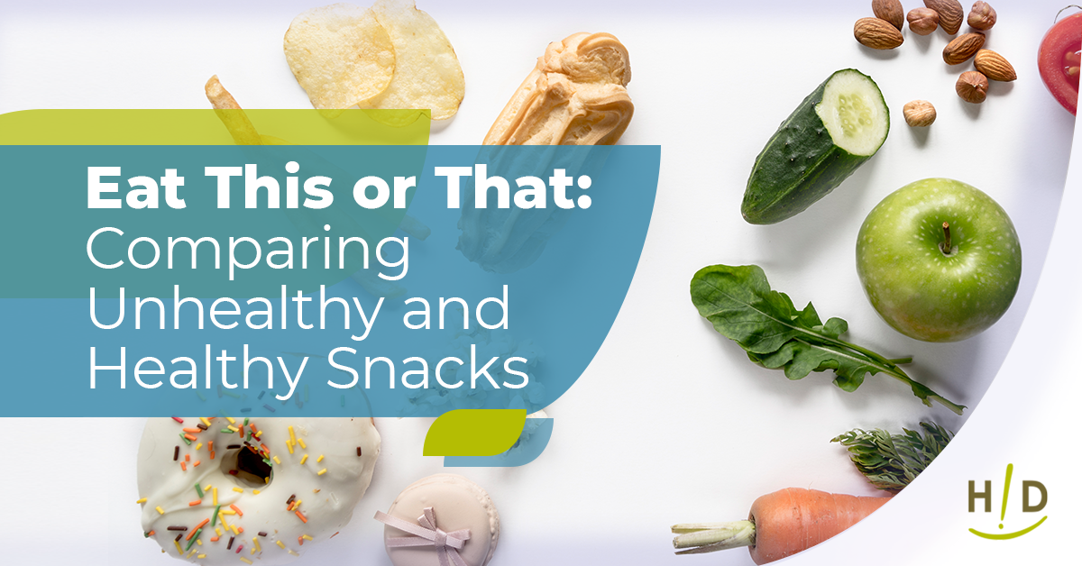 Eat This or That: Comparing Unhealthy and Healthy Snacks