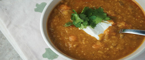 Red Lentil Crock Pot Soup