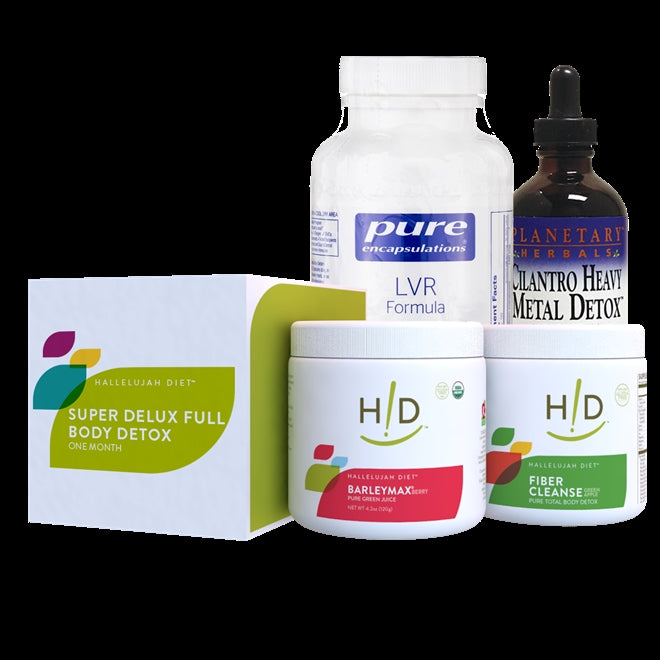 Skip the fad detox diets and try our Super Delux Detox Kit.