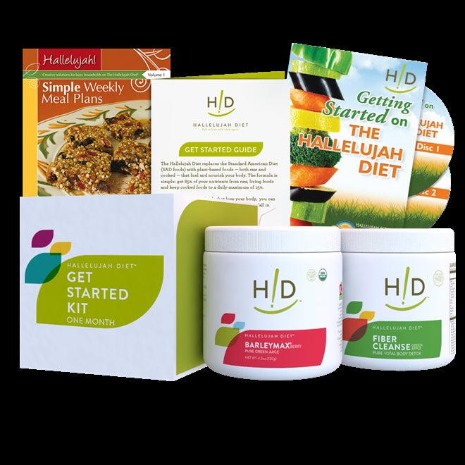 The transition to a plant-based diet can be overwhelming. Let our Get Started Kit guide the way to better health!