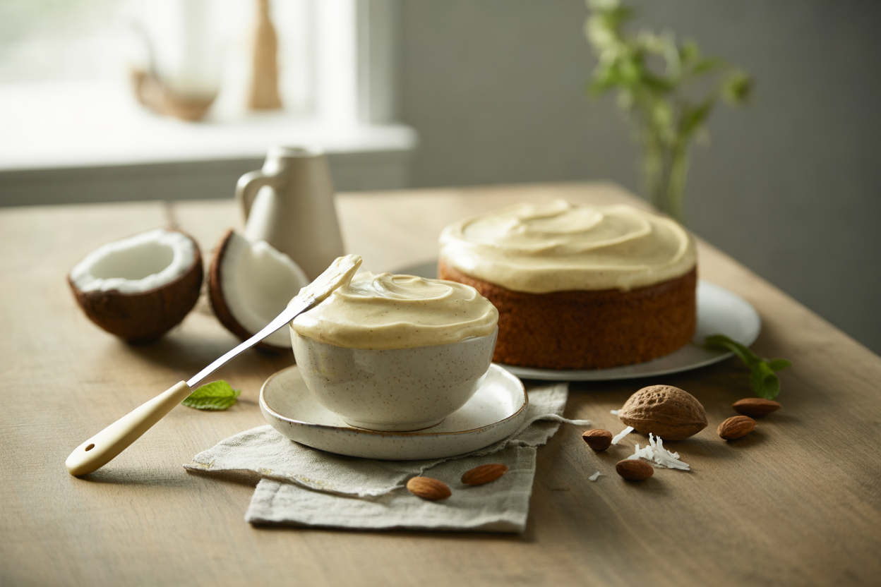 Almond cream frosting