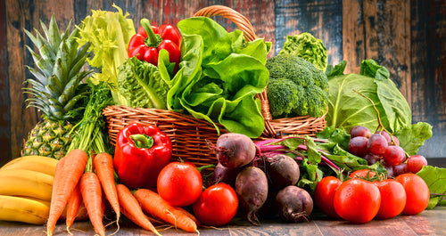 assorted organic vegetables