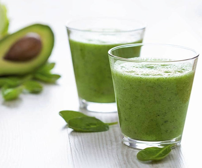 Kale, Avocado and Lemon Green Smoothie