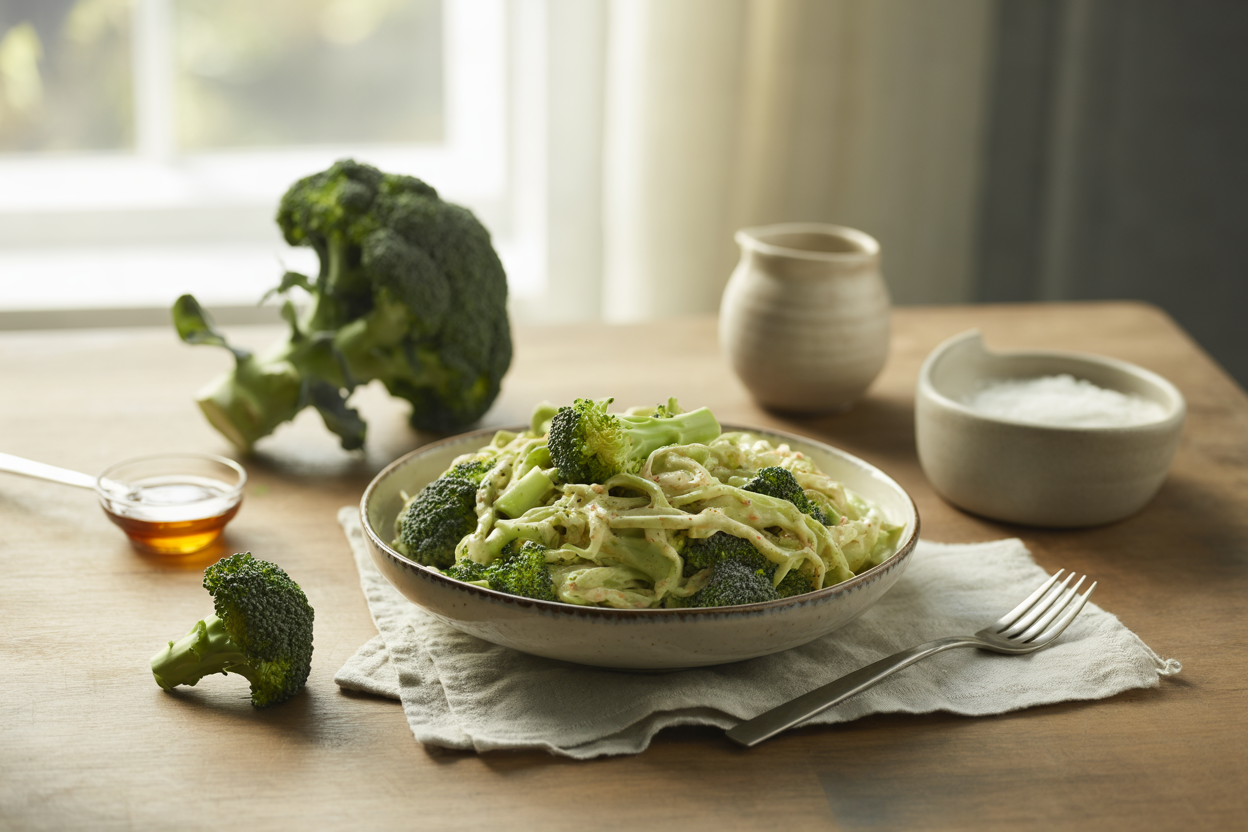 Creamy broccoli slaw