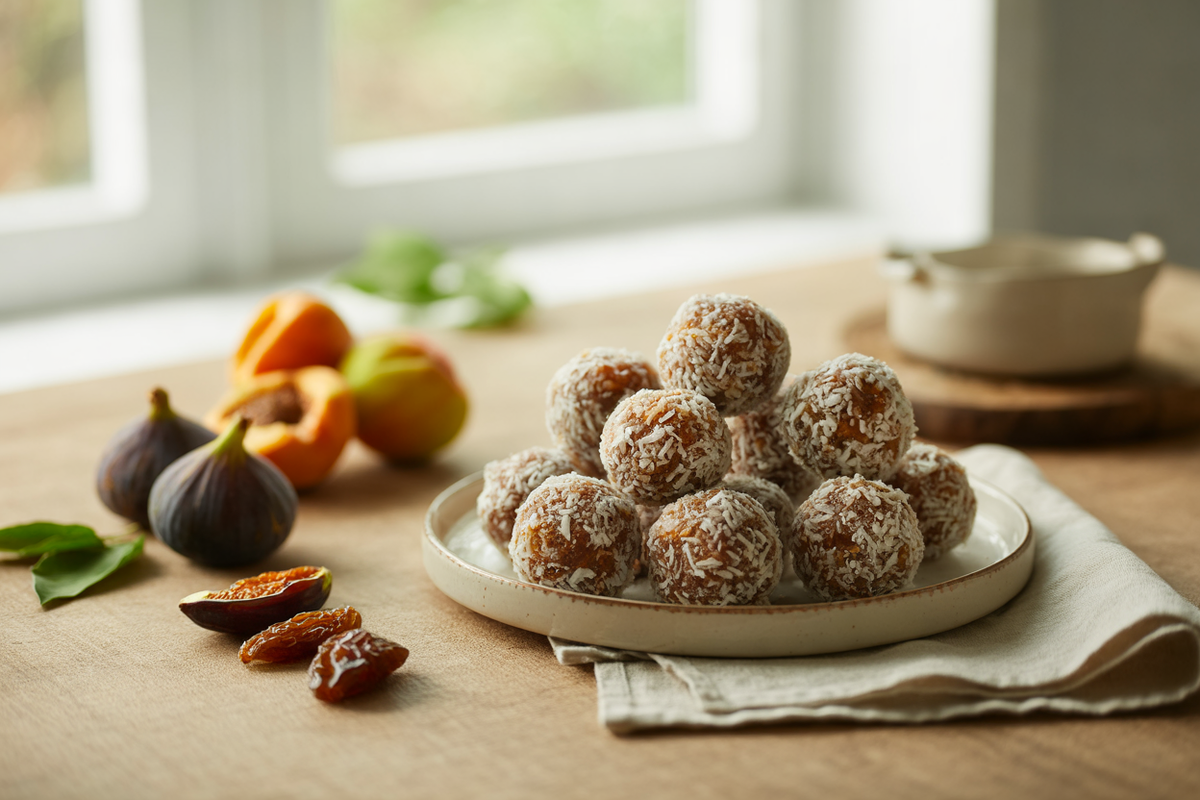 Fantastic fruit delights rolled in coconut