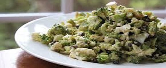 Lois Broccoli/Cauliflower/Papaya Salad
