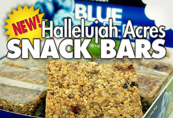 NEW! Hallelujah Acres Snack Bars