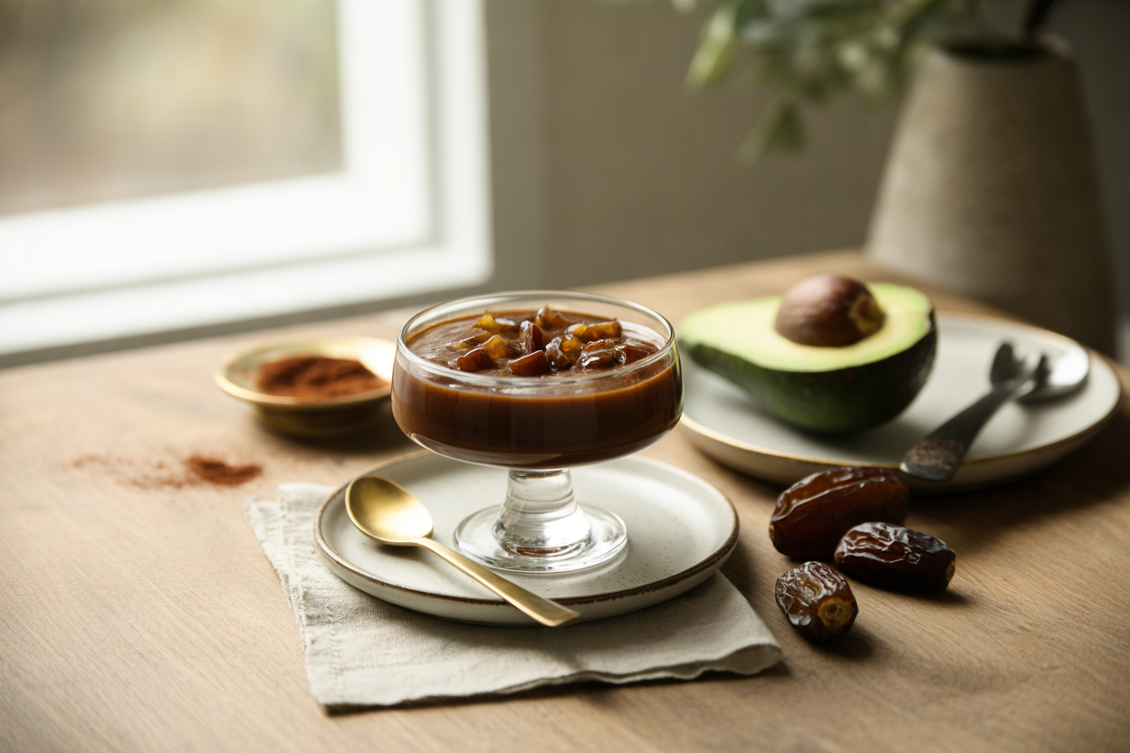 Yummy carob pudding