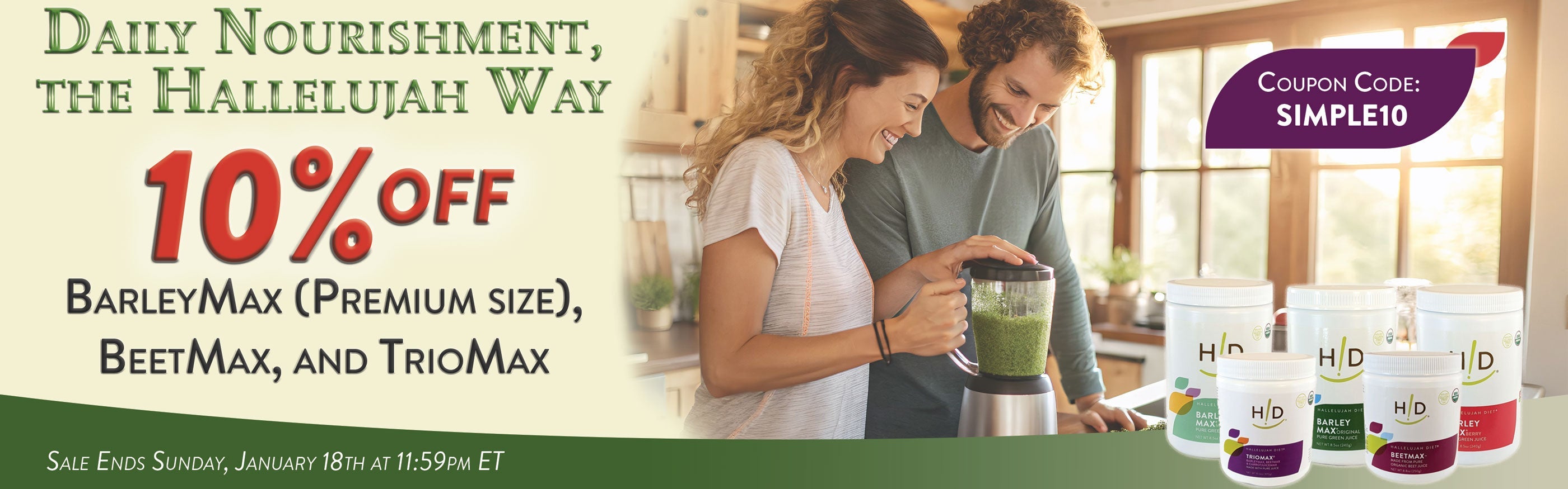 Daily Nourishment, the Hallelujah Way