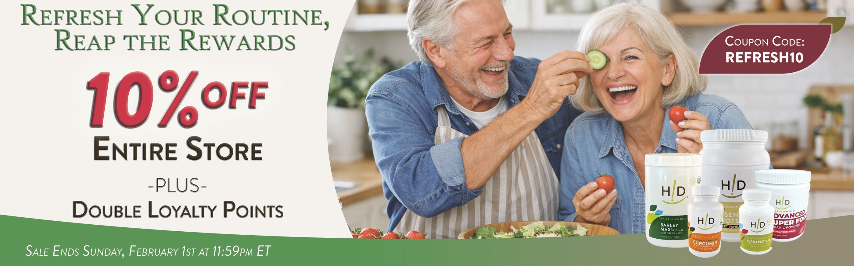 Refresh your Routine Sale - 10% off Entire Store