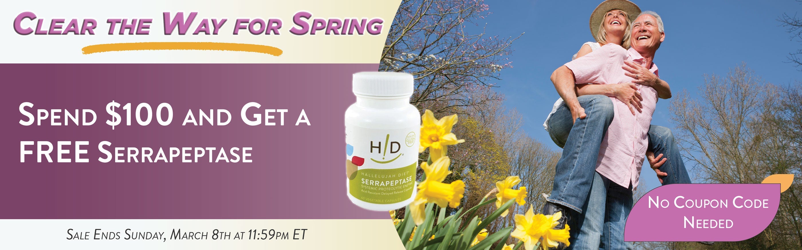 Clear the Way for Spring sale