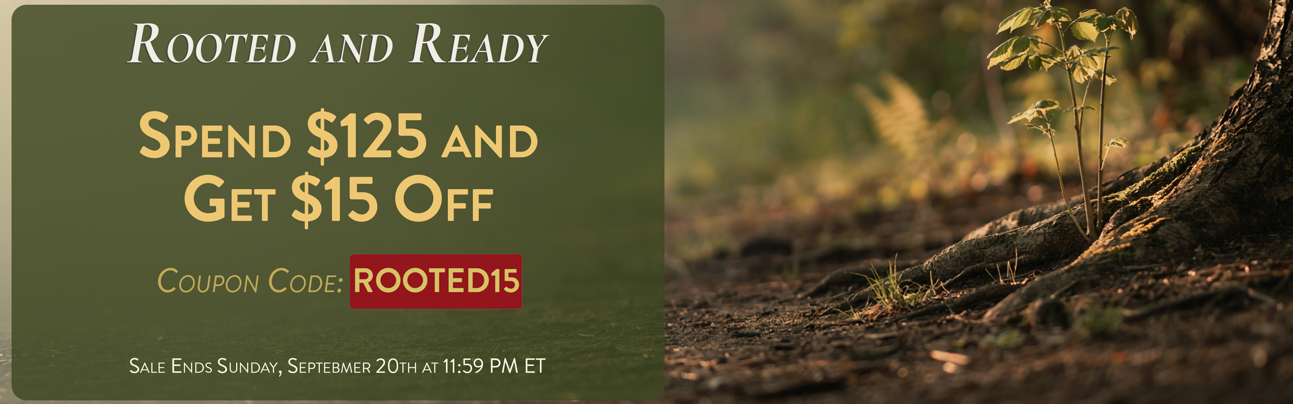 Rooted and Ready Sale