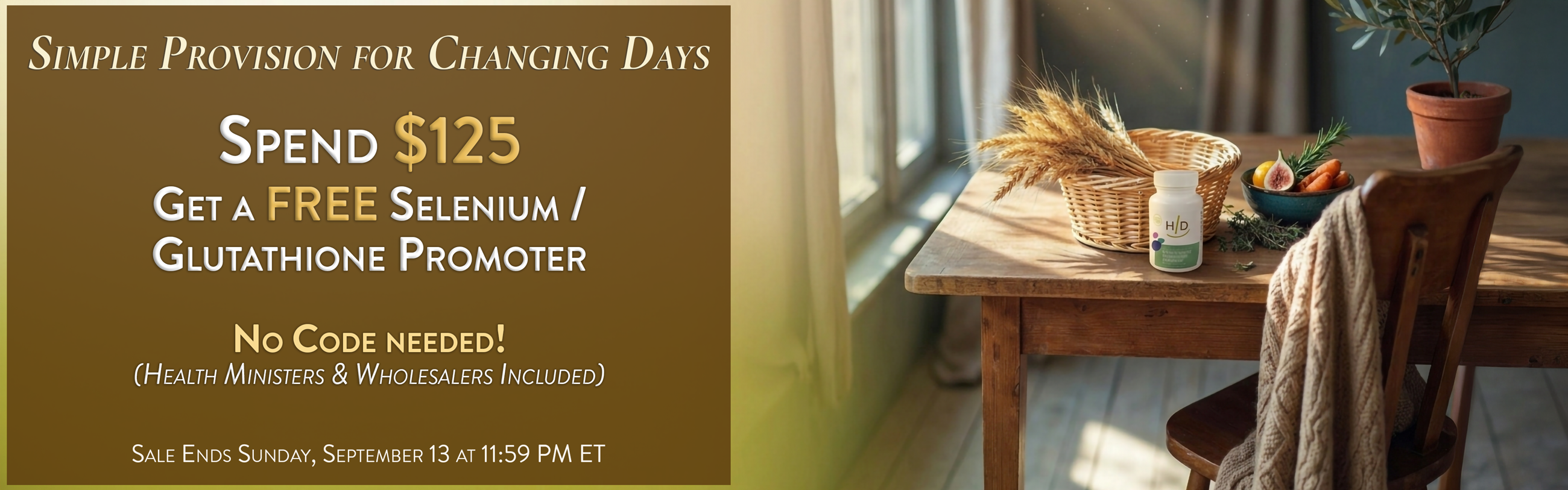 Simple Provision for Changing Days Sale