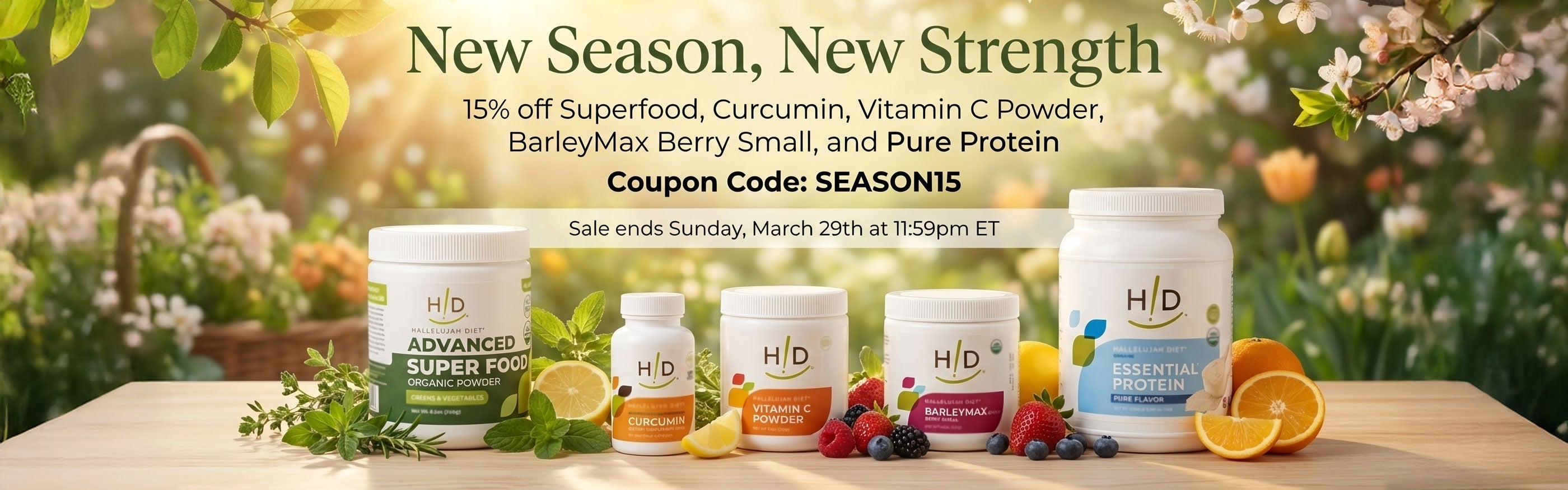 New Season, New Strength Sale